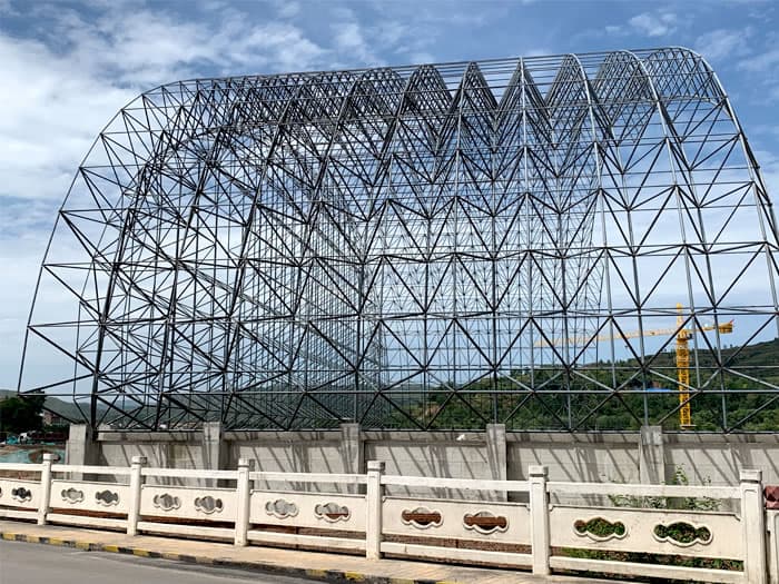 建阳山寨矿储煤棚网架